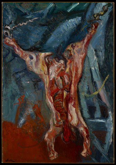 Runderkarkas, 1925 door Chaim Soutine